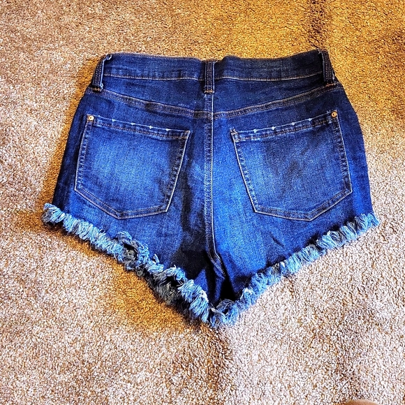 NOBO High Rise Button Fly Denim  Shorts. Junior 11. - Picture 2 of 3